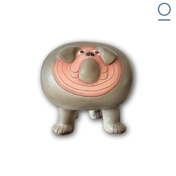Lisa Larson figur (bulldog)